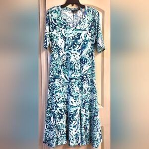 Vibrant Abstract Print Dress